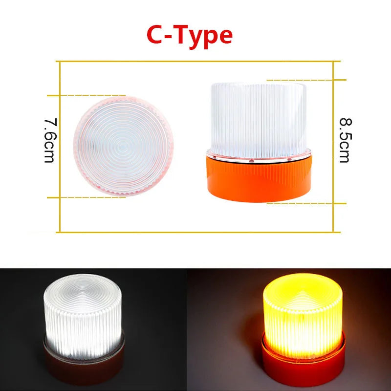 Led Car Emergency Light V16 Explosion Flashing Light Magnetic Induction Strobe Flashing Warning Light Safety Accessory