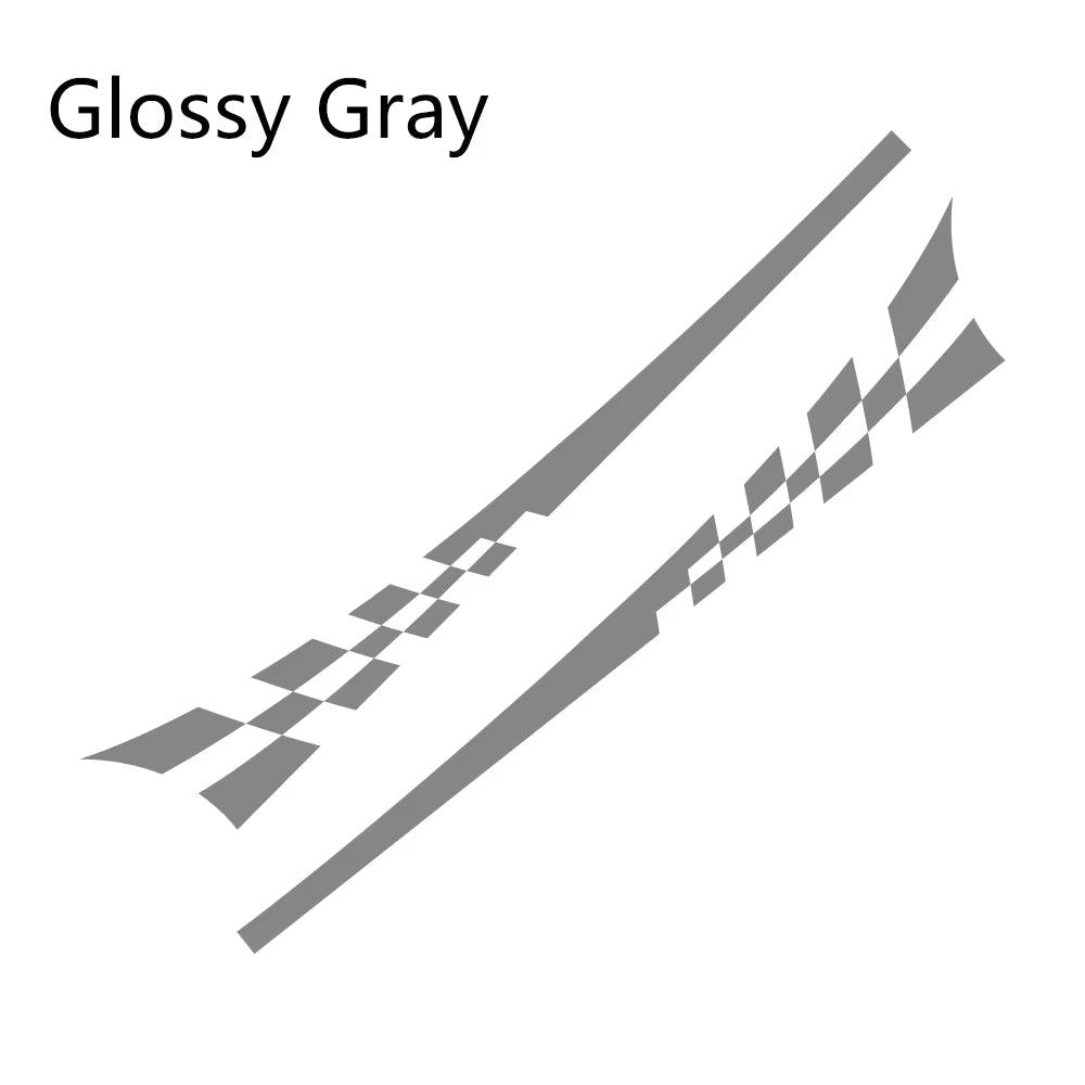 2Pcs/Lot 220X25Cm Car DIY Both Sides Stickers Race Stripes Camouflage Automobiles Products Car Wrap Vinyl Film Car Accessories