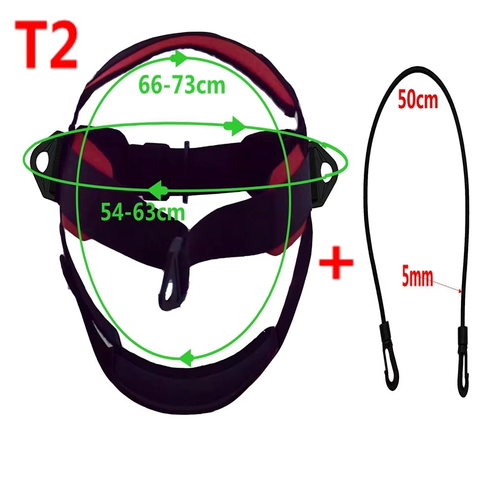 Neck Weight Lifting Grip Wrist Wraps Straps Strengh Exercise Fitness Body Building Adjustable Head Gym Crossfit Dumbbell