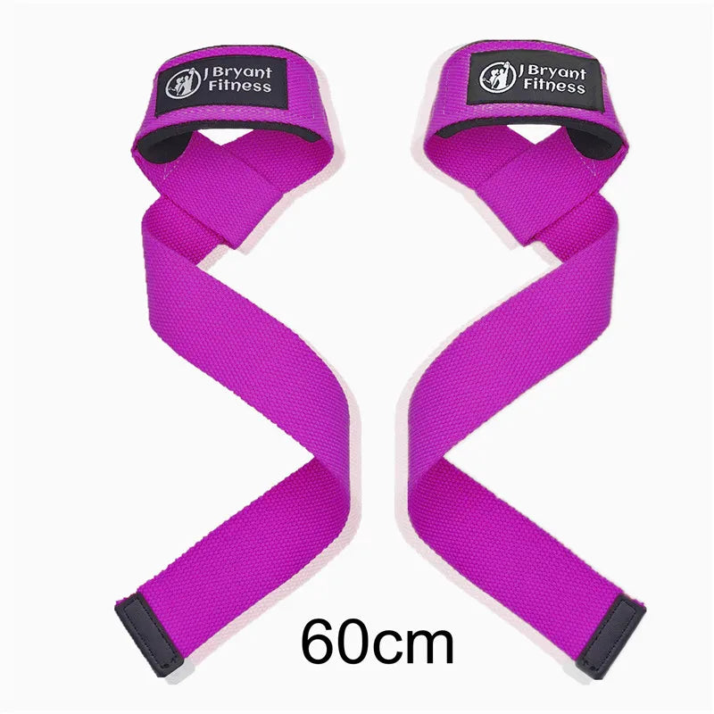 1 Pair Gym Lifting Straps Fitness Gloves Anti-Slip Hand Wraps Wrist Straps Support for Weight Lifting Powerlifting Training