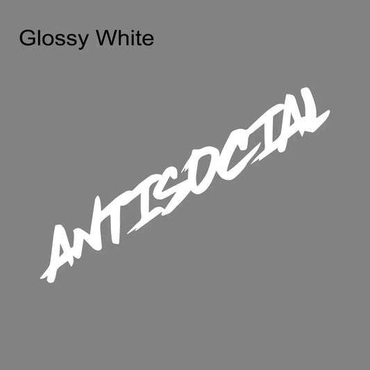 Various Sizes Car Windshield Sticker Antisocial Creative Styling Motorcycle Window Vinyl Decor Decal Auto Tuning Accessories