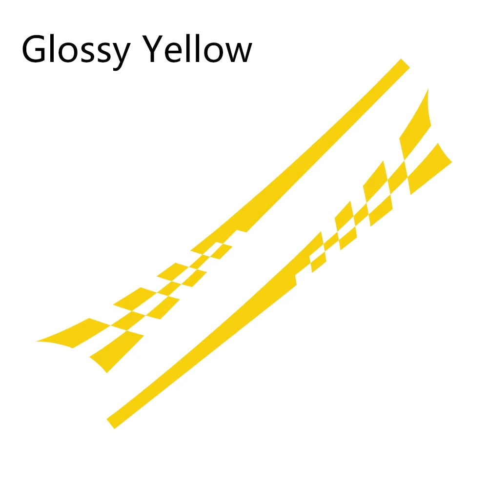 2Pcs/Lot 220X25Cm Car DIY Both Sides Stickers Race Stripes Camouflage Automobiles Products Car Wrap Vinyl Film Car Accessories