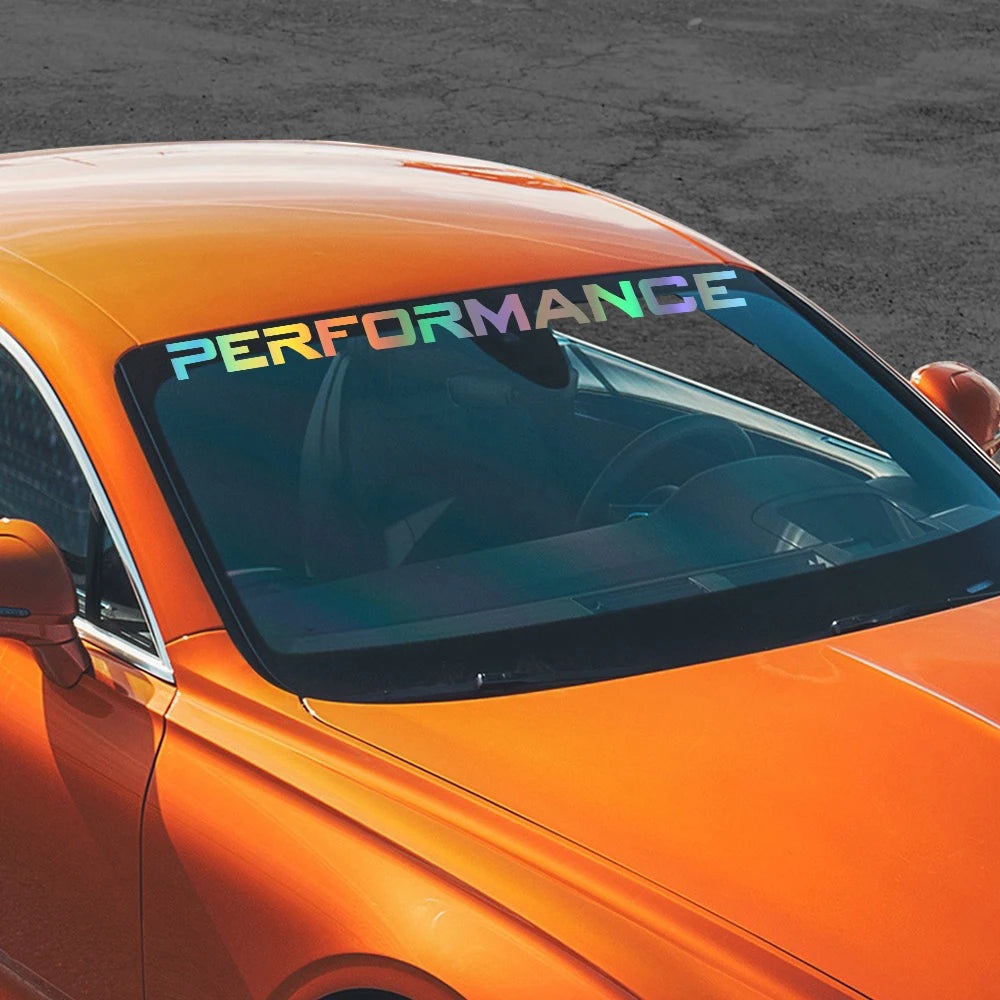 Car Front Windshield Sticker Graphics Performance Windscreen Decor Decal Vinyl DIY Wraps Decoration Auto Para Tuning Accessories