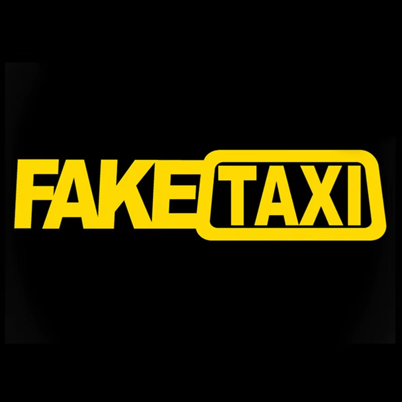 Universal FAKE TAXI Car Auto Sticker Decal Emblem Self Adhesive Vinyl for Car Funny Car Sticker