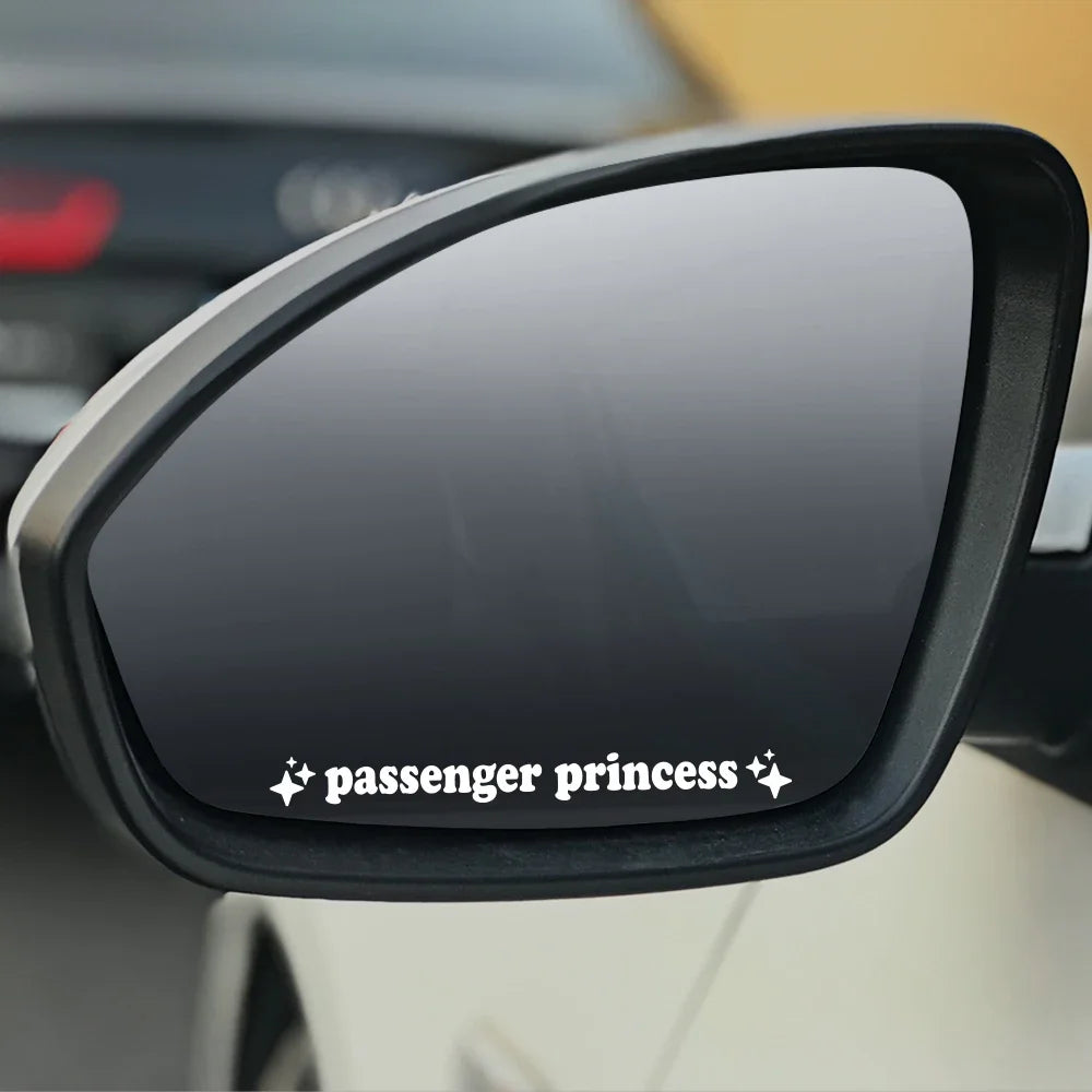 Car Sticker Creative Passenger Princess Rearview Mirror Decor Decal Vinyl Film Decoration Cover Auto DIY Para Tuning Accessories