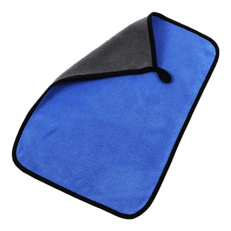 Microfiber Car Towel Double-Sided Super Absorbent Car Wash Towel Drying Cloth Car Detailing Glass Towel Cleaning Products