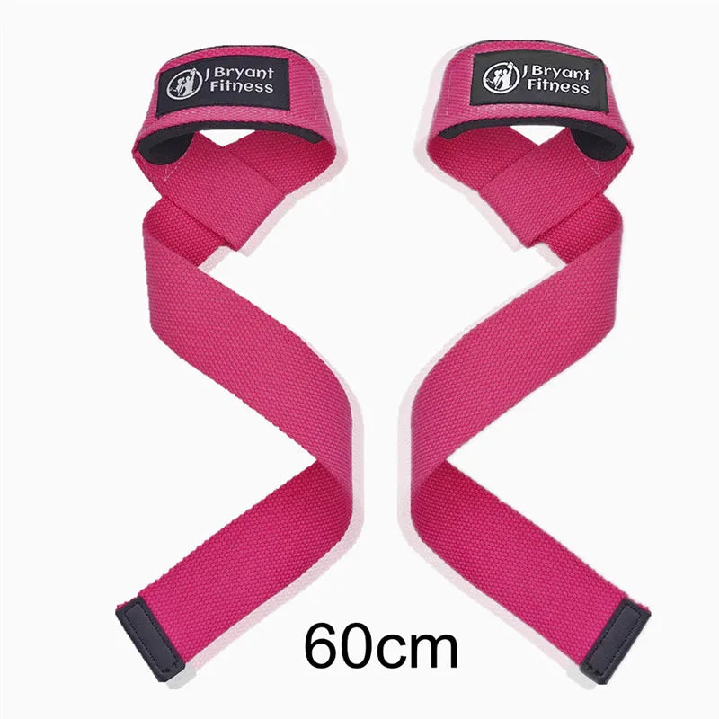 1 Pair Gym Lifting Straps Fitness Gloves Anti-Slip Hand Wraps Wrist Straps Support for Weight Lifting Powerlifting Training