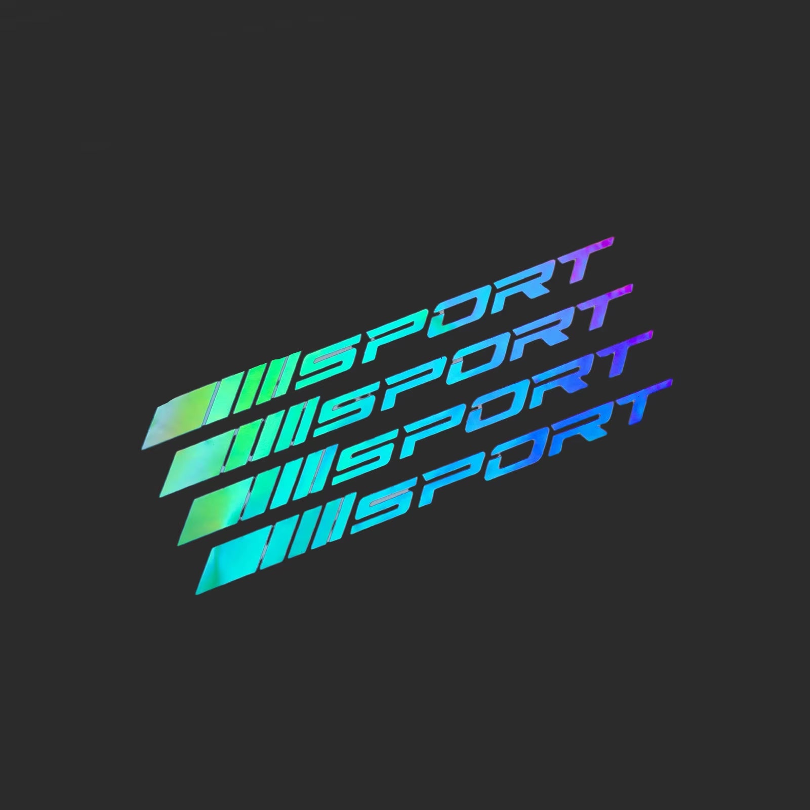 4Pcs Creative Racing SPORT Letter Stickers Auto Car Rims Wheel PET Decal Waterproof Car Styling Decoration Auto Accessories