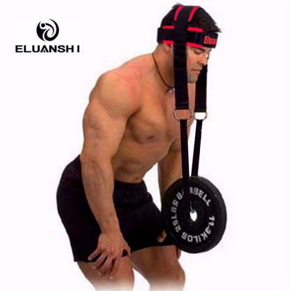 Neck Weight Lifting Grip Wrist Wraps Straps Strengh Exercise Fitness Body Building Adjustable Head Gym Crossfit Dumbbell