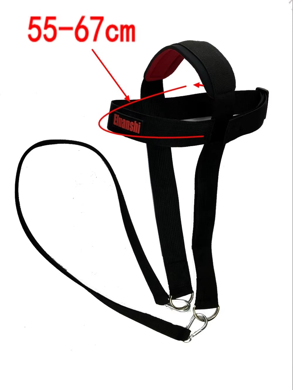 Neck Weight Lifting Grip Wrist Wraps Straps Strengh Exercise Fitness Body Building Adjustable Head Gym Crossfit Dumbbell