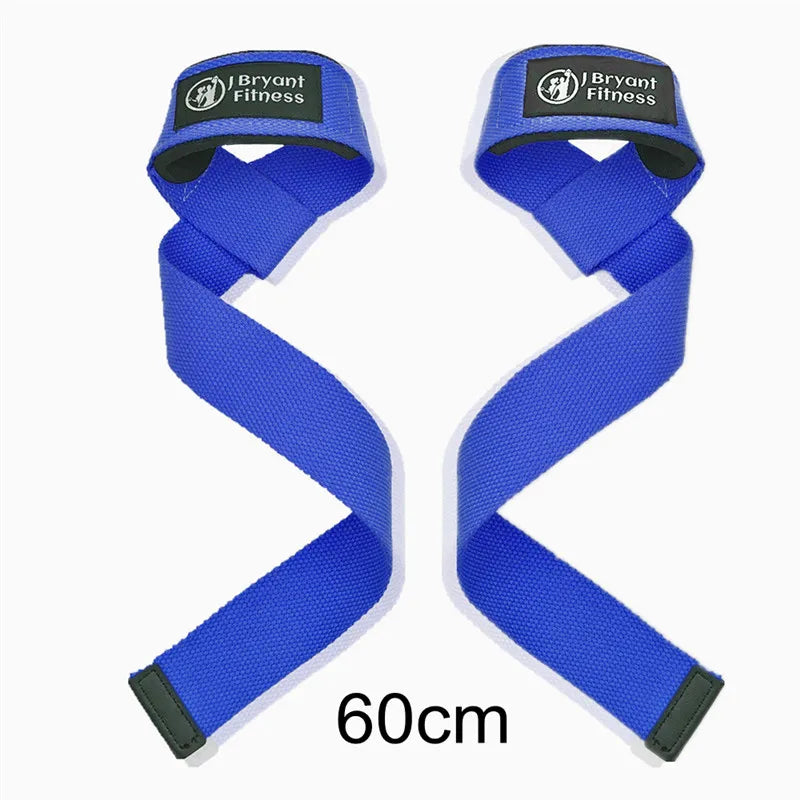1 Pair Gym Lifting Straps Fitness Gloves Anti-Slip Hand Wraps Wrist Straps Support for Weight Lifting Powerlifting Training