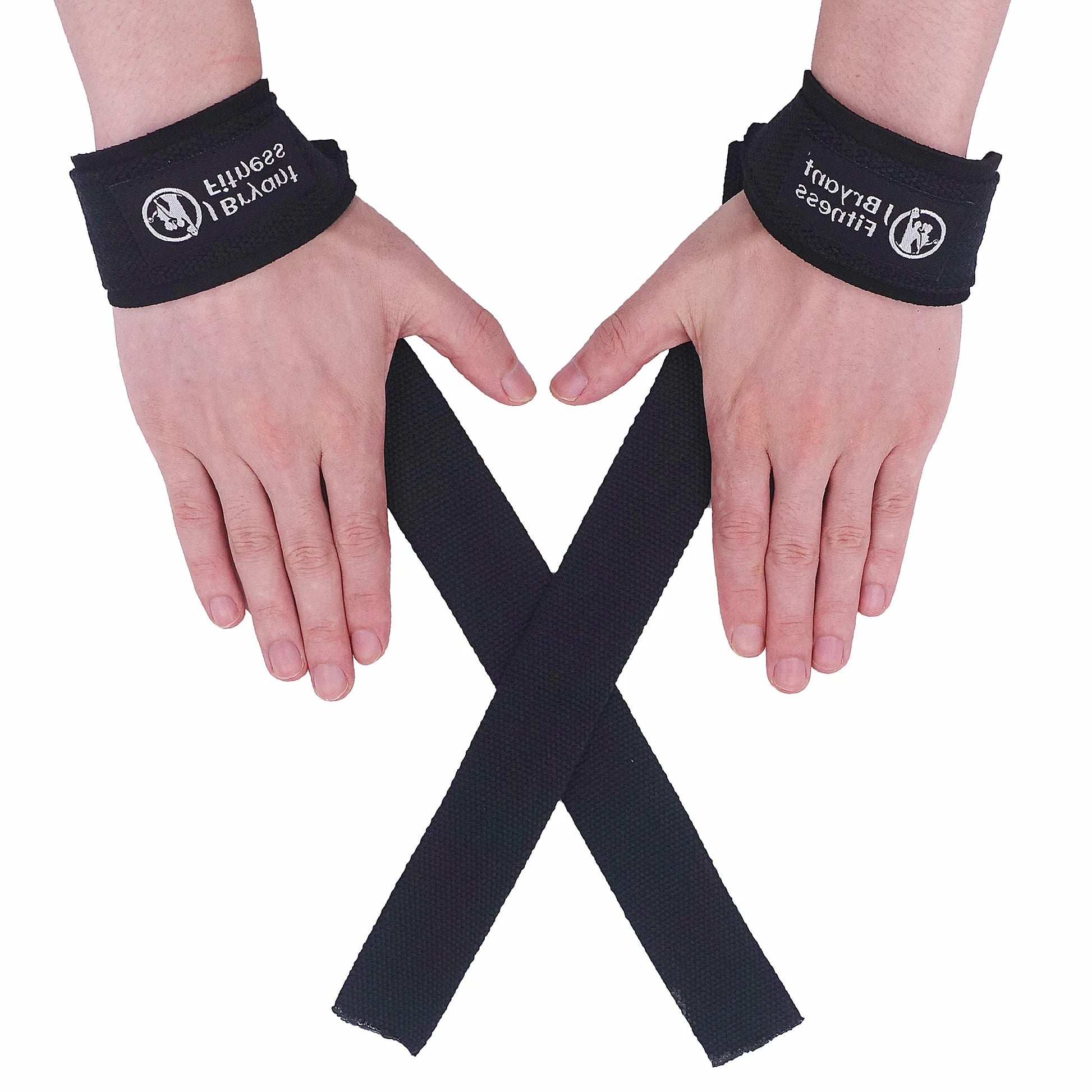 1 Pair Gym Lifting Straps Fitness Gloves Anti-Slip Hand Wraps Wrist Straps Support for Weight Lifting Powerlifting Training